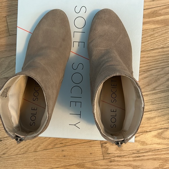 Sole Society Boots | Color: Dune Cow Suede | Size 7.5M - Picture 3 of 6